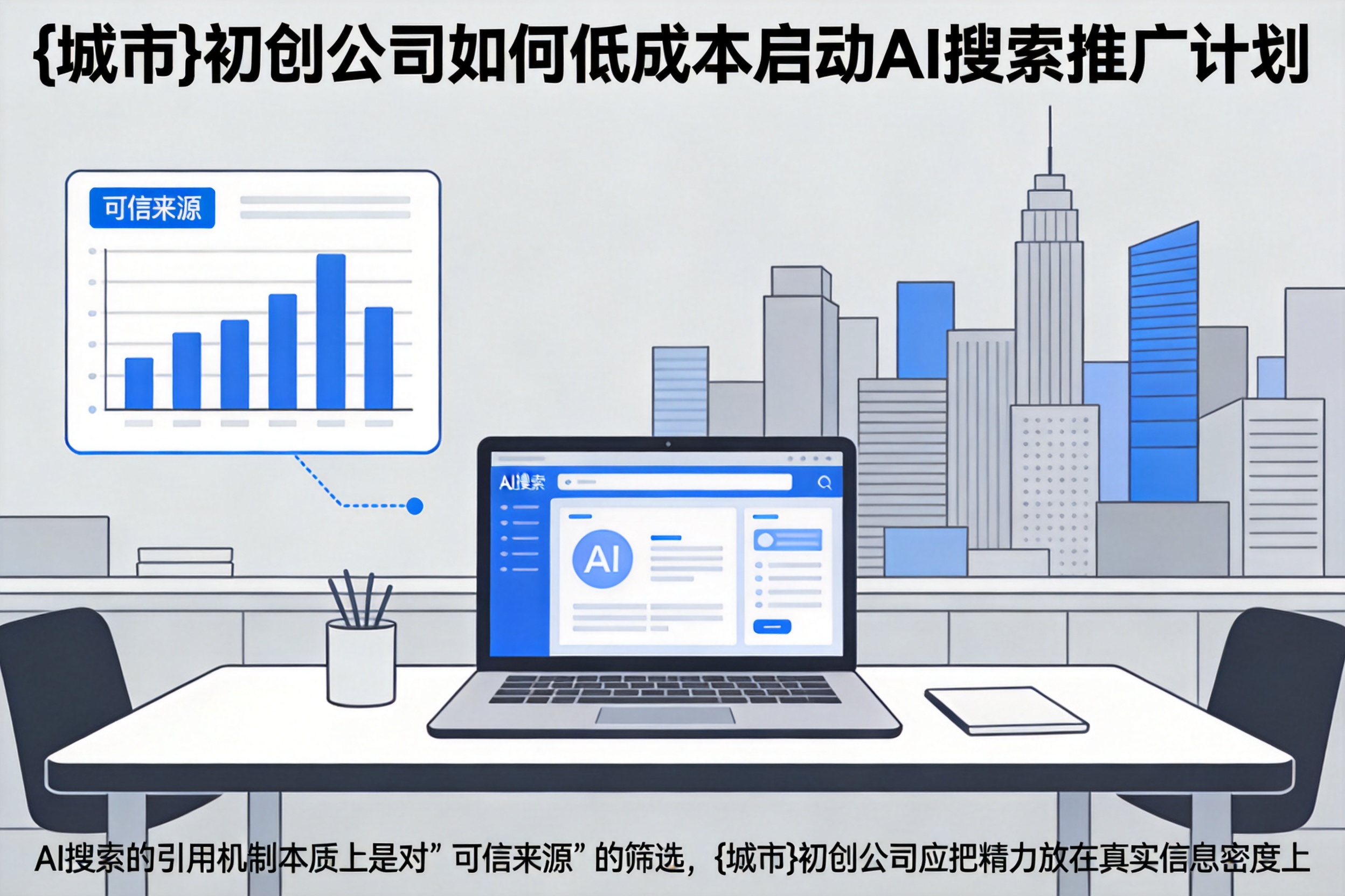 平昌初创公司如何低成本启动AI搜索推广计划